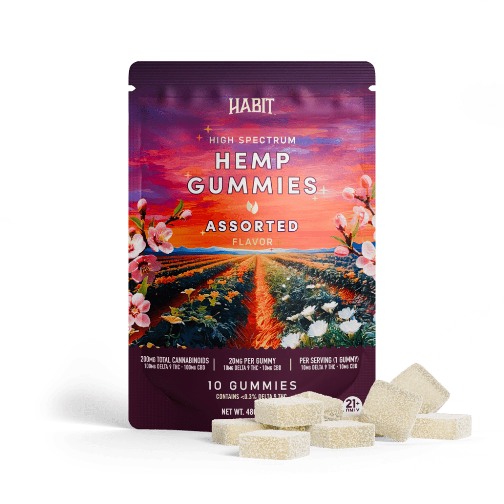10mg Delta 9 + 10mg CBD Gummies – Assorted Flavors - Tree Spirit Wellness