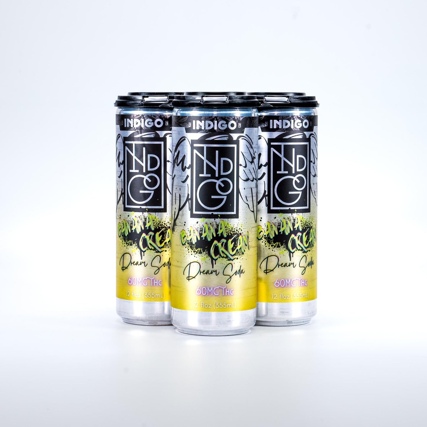 Banana Cream Dream Soda 60mg D9 Seltzer - Case of 12 - Tree Spirit Wellness