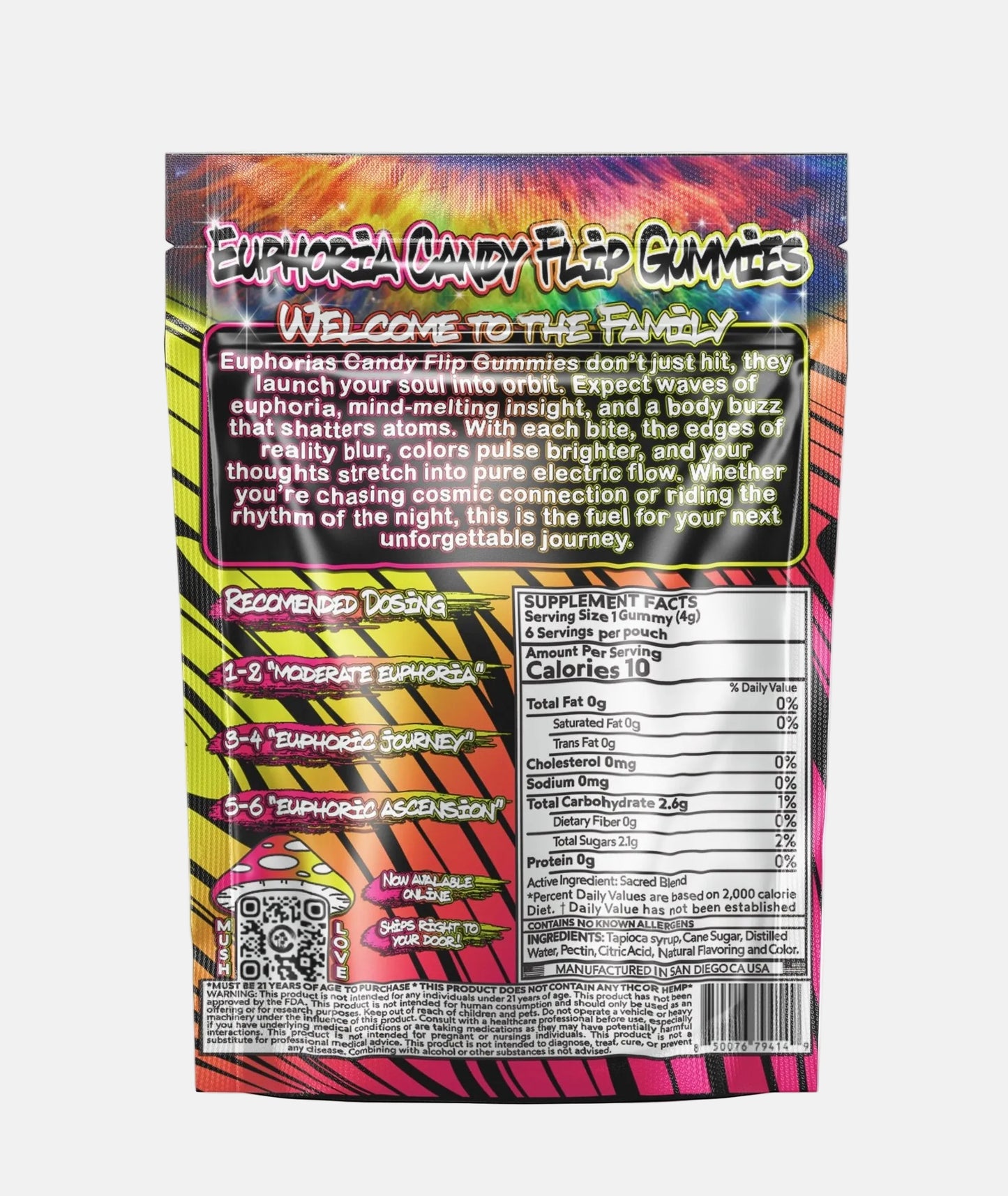 Euphoria Gummies – Pink Lemonade (6 ct) - Tree Spirit Wellness