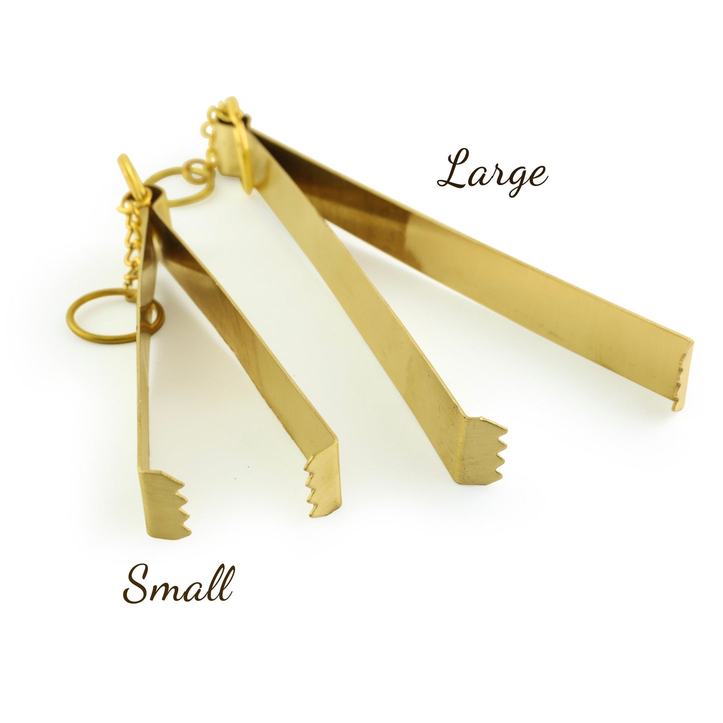 Prabhuji Brass Charcoal Tongs 5.5"