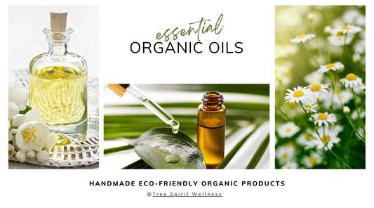 Bottle of pure essential oil blends on a light background