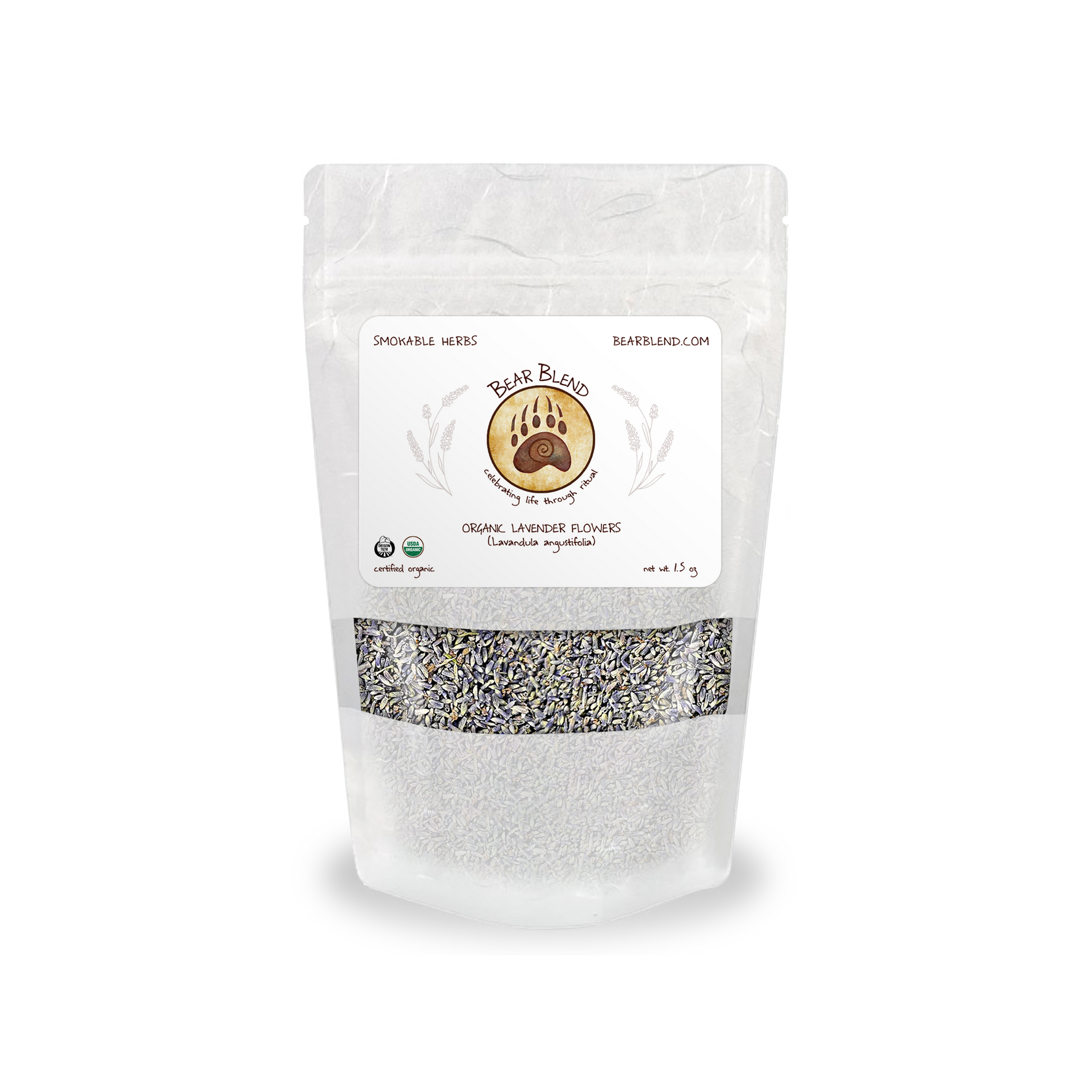 Organic Lavender Smokable 1.5oz bag - Mystic Journey Path
