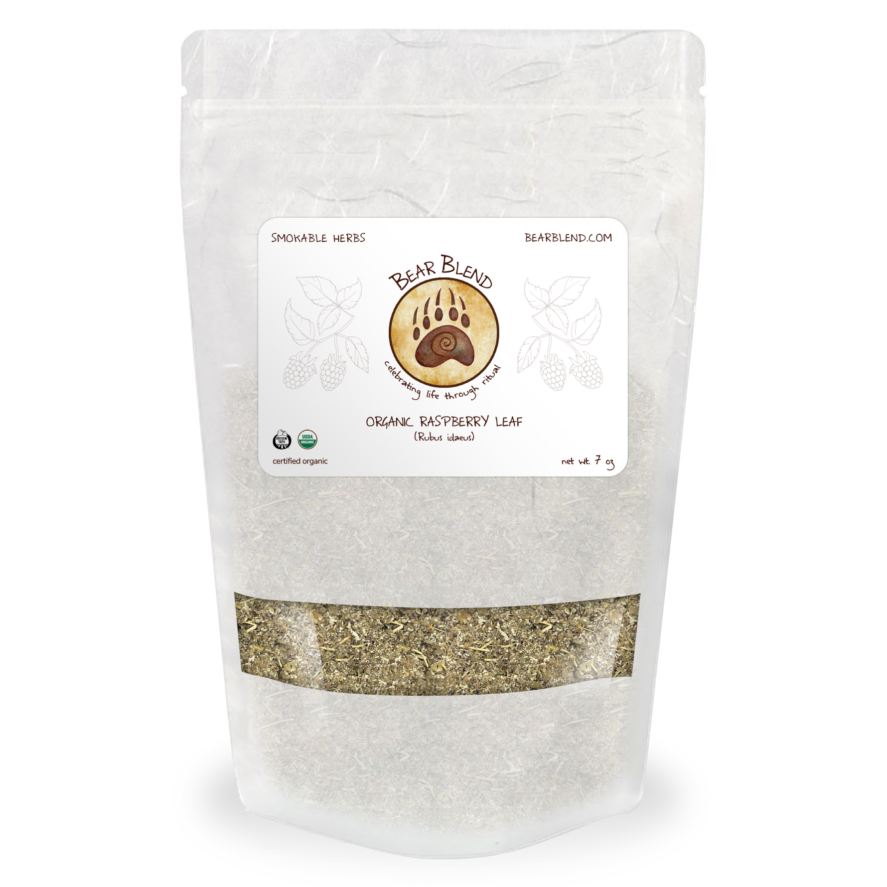Raspberry Leaf Smokable bag - Mystic Journey Path
