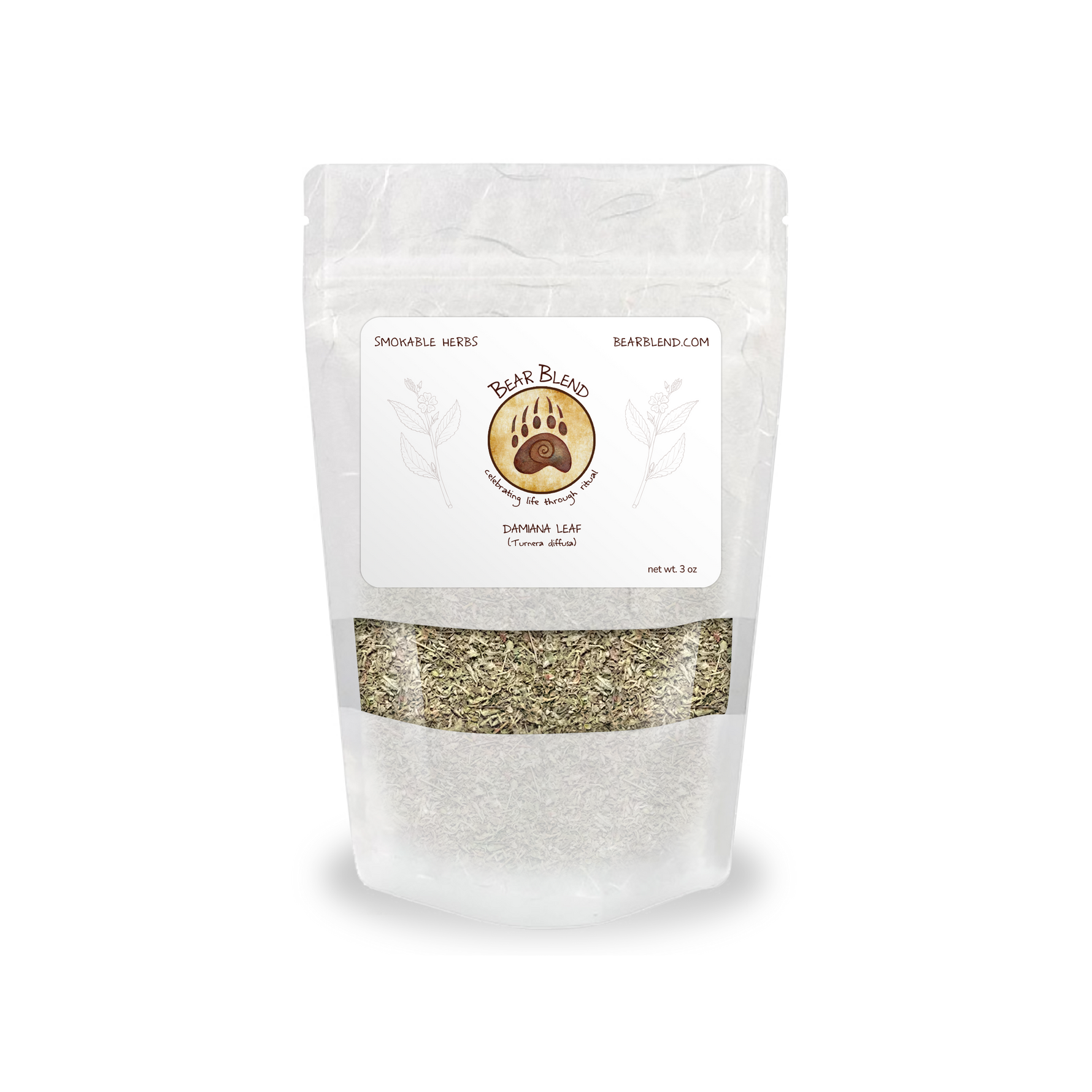 Damiana Smokable 3oz bag - Mystic Journey Path
