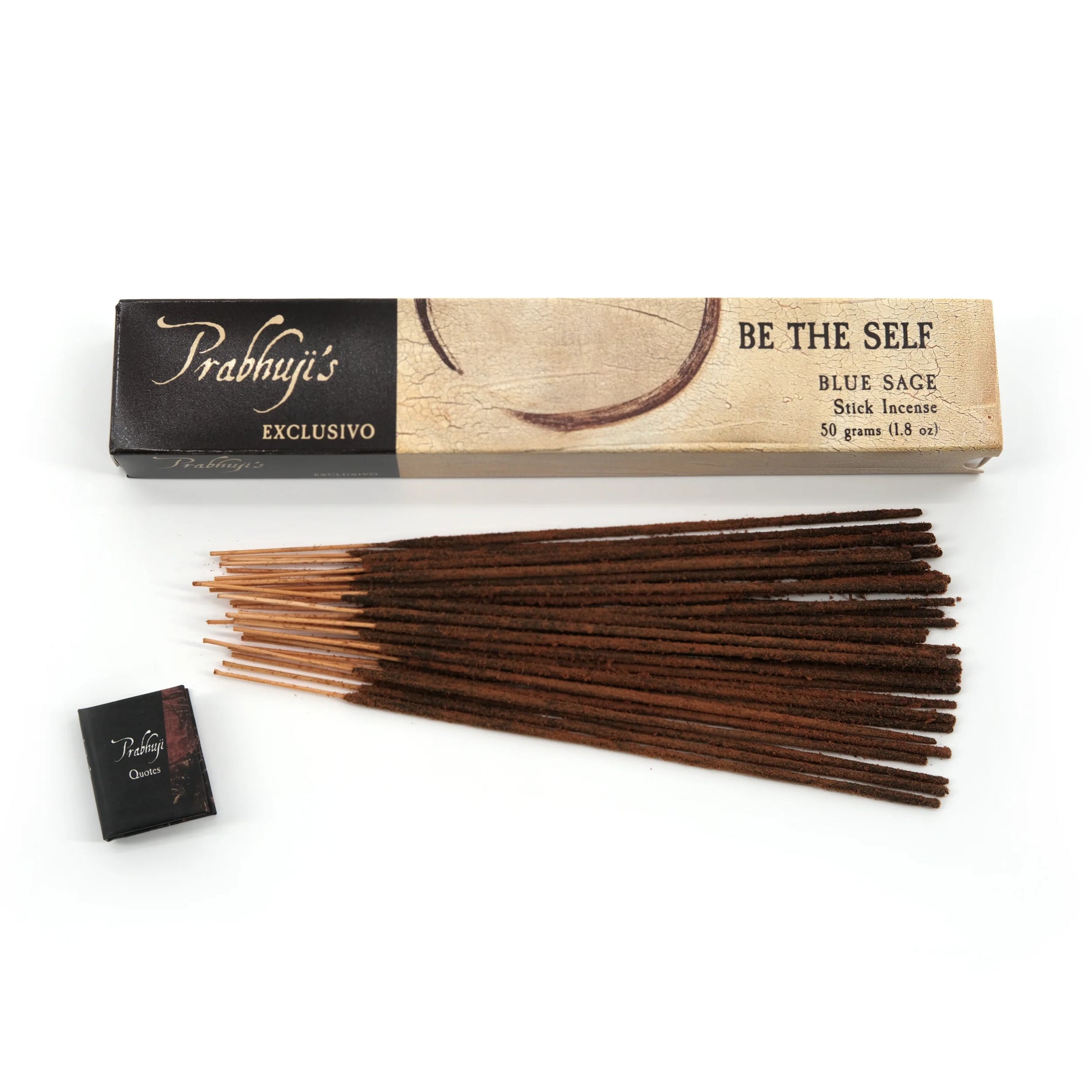 Incense Sticks Prabhuji's Exclusivo - Be the Self - Blue Sage - Patchouli - Mystic Journey Path