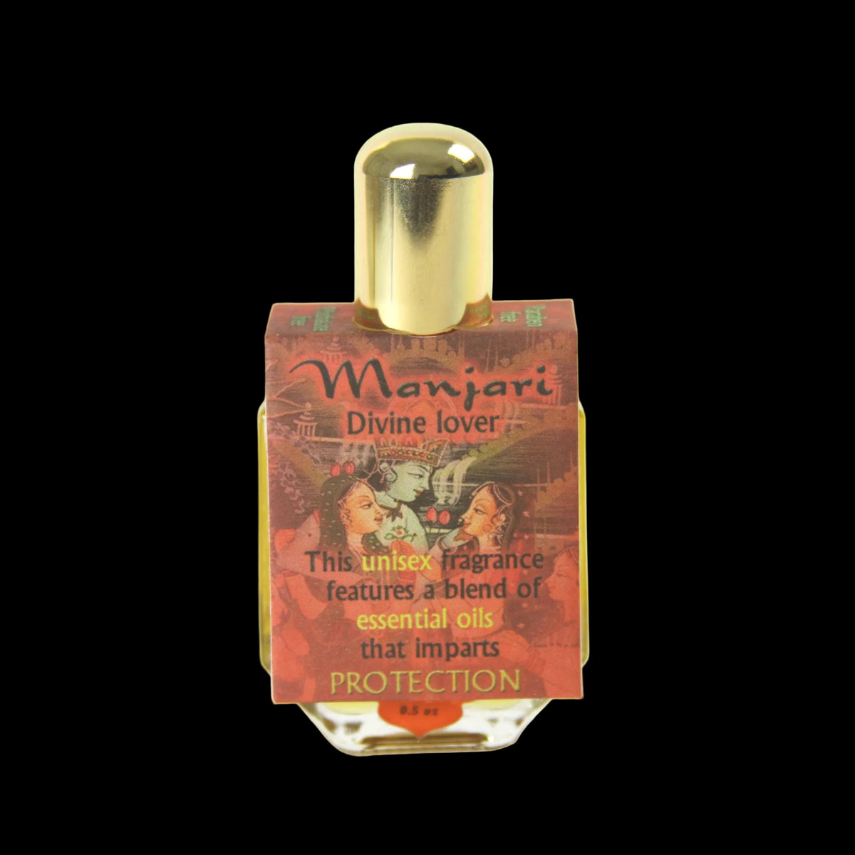 Prabhuji Attar Oil Manjari for Protection - 0.5oz - Unisex - Mystic Journey Path