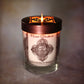 Prabhuji Root Chakra Muladhara | Soy Candle for Chakra Meditation with Essential Oils |  Sandalwood | Grounding and Serenity - 10.5oz