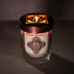Prabhuji Root Chakra Muladhara | Soy Candle for Chakra Meditation with Essential Oils |  Sandalwood | Grounding and Serenity - 10.5oz