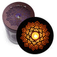 Soy Candle for Chakra Meditation Scented with Essential Oils | Crown Chakra Sahasrara | Lotus Flower | Enlightenment - 10.5oz - Wholesale and Retail Prabhuji's Gifts 