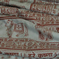 Prabhuji Meditation Yoga Prayer Shawl - Maha Mantra - Grey Large