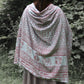 Prabhuji Meditation Yoga Prayer Shawl - Maha Mantra - Grey Large
