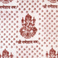 Prabhuji Meditation Yoga Prayer Shawl - Ganesh - White Large