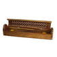 Prabhuji Incense Burner - Wooden Box with Storage - Decorative Jali Cover