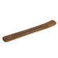 Incense Burner - Wooden Flat Carved Feather - Wholesale and Retail Prabhuji's Gifts 