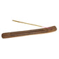 Incense Burner - Wooden Flat Carved Feather - Wholesale and Retail Prabhuji's Gifts 