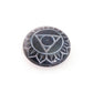 Prabhuji Incense Burner - Soapstone Pebble Throat Chakra Vishudha 2.5"