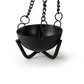 Prabhuji Burner - Hanging Black Cauldron Small