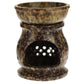 Oil Diffuser - Natural Soapstone Oil Burner Jali 4" - Wholesale and Retail Prabhuji's Gifts 