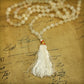 Prabhuji Prayer Mala Beads - Moon Stone  - 108 Prayer Beads