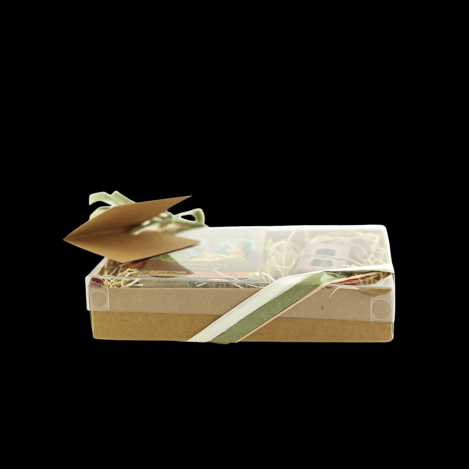 Gift Set - Saucha Bar Soap 'Uplifting Tulsi' and Attar Perfume Oil 'Padma' - with Greeting 'For someone as precious as you'  - Mystic Journey Path