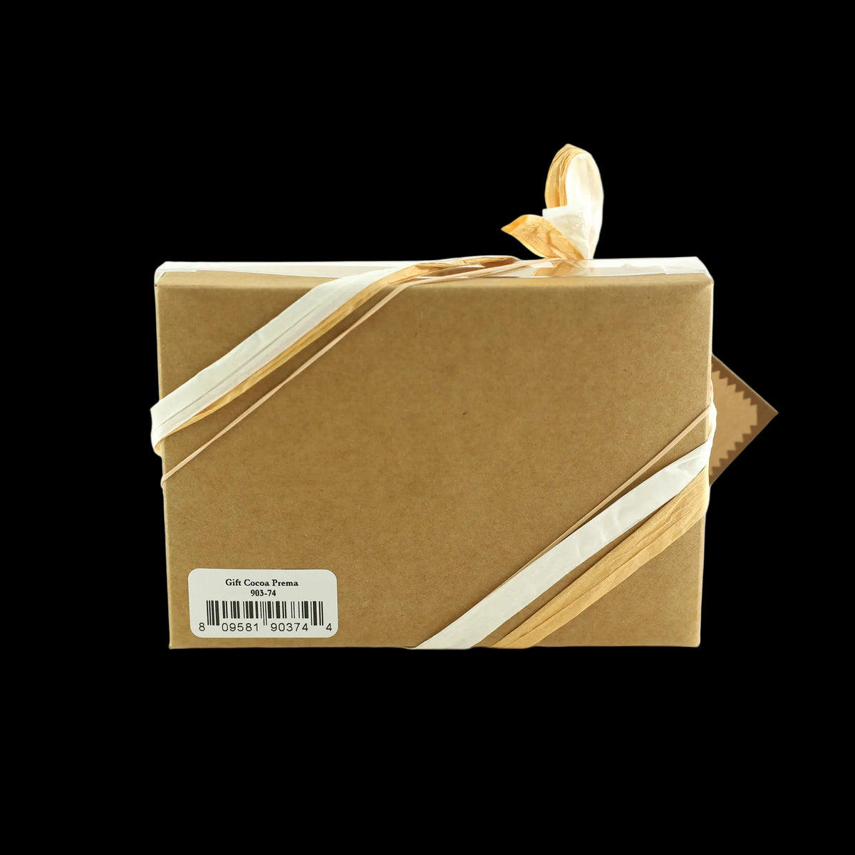 Gift Set - Saucha Bar Soap 'Energizing Cocoa' and Attar Perfume Oil 'Prema' - with Greeting 'Don't ever change' -Mystic Journey Path