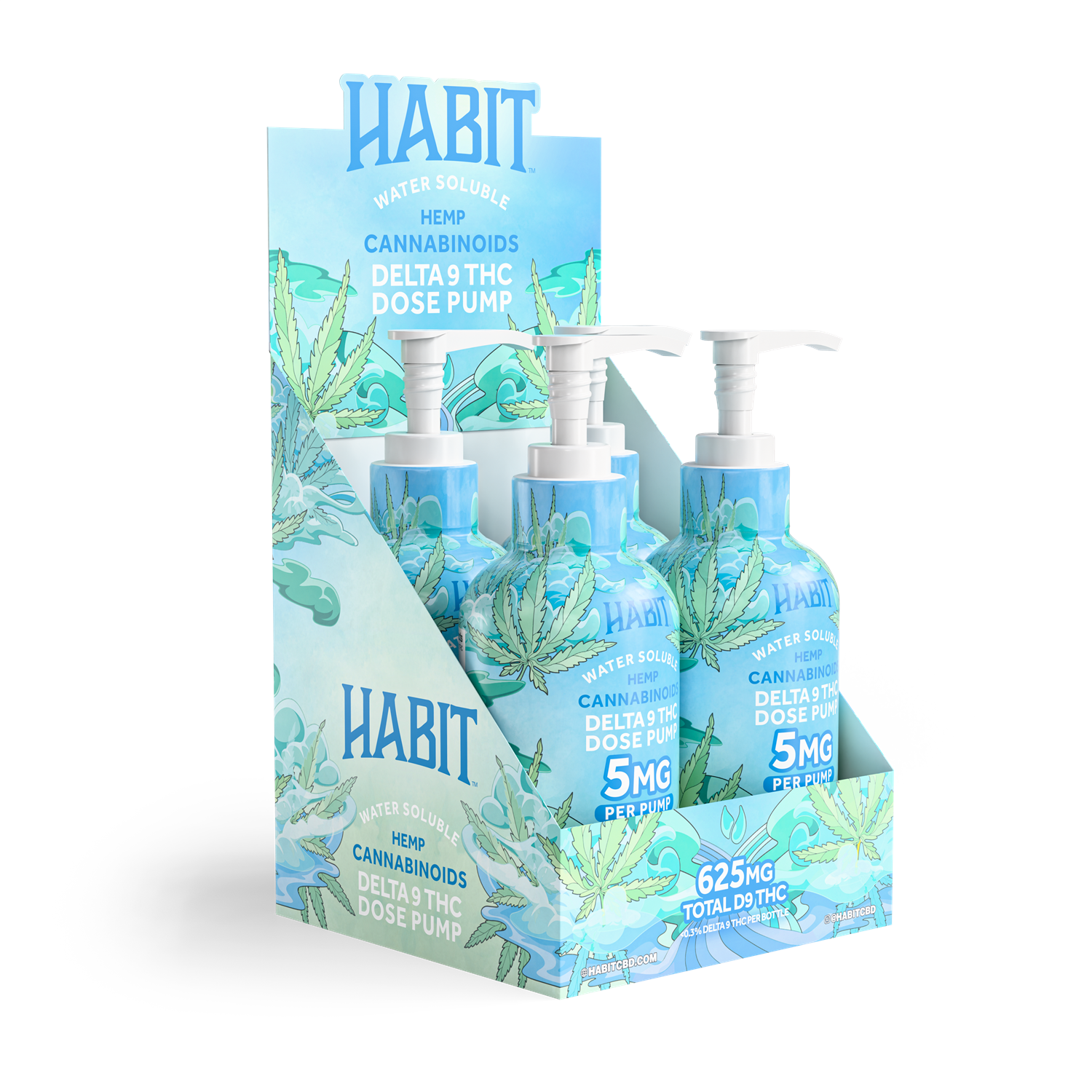 Delta 9 Hemp THCP - Pure Syrup 625mg - Box of 4 Pump - Mystic Journey Path