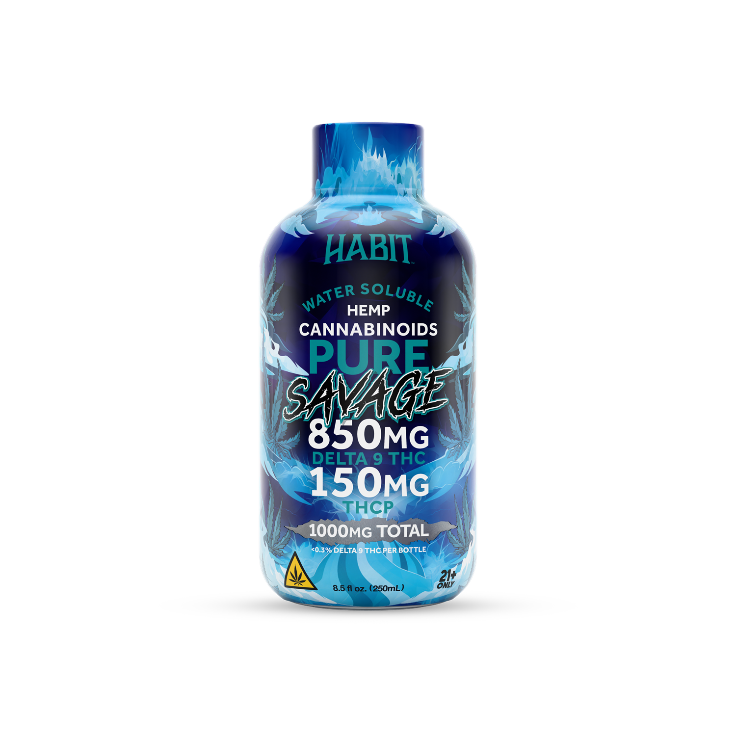 Delta 9 Hemp Syrup - Pure Savage 850mg  + 150mg THCA - Mystic Journey Path