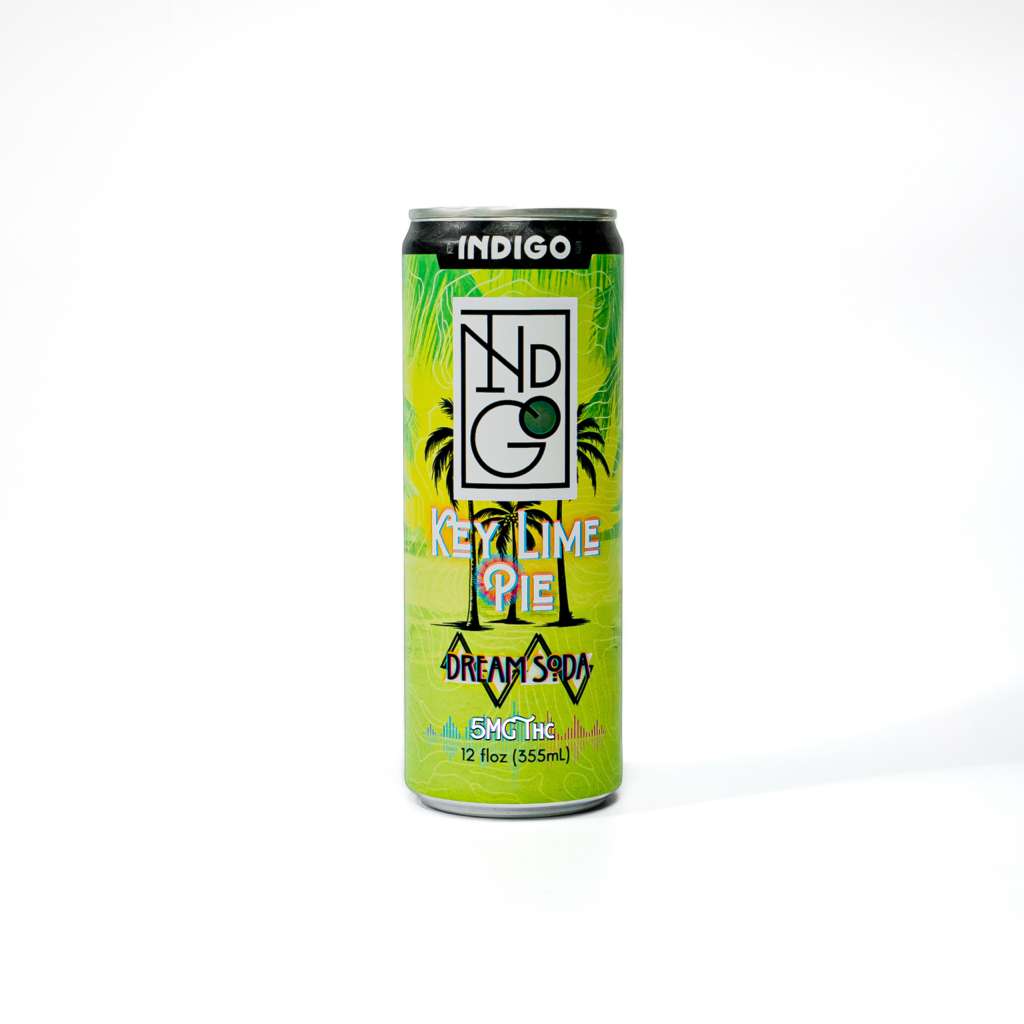 Indigo Key Lime 5MG THC Dream Soda - Case of 24