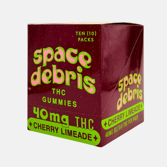 BakPak Space Debris Cherry Limeade 40mg D9 THC 8ct - Box of 10 - Tree Spirit Wellness