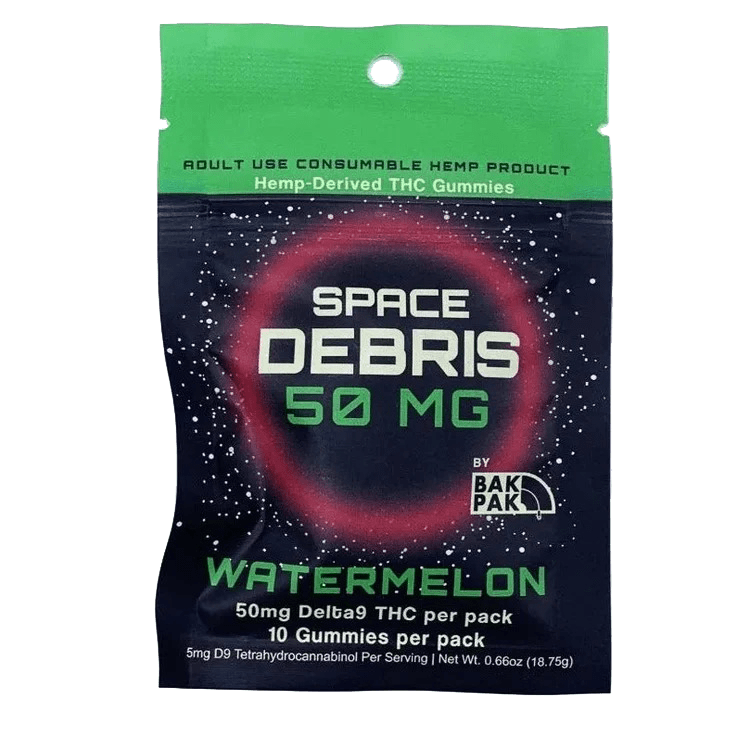 BakPak Space Debris D9 50 - 10ct. 5mg (box of 20) - Mystic Journey Path