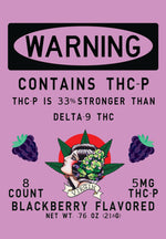 Blackberry 5mg THC - p 8 count gummy (Box of 10) - Tree Spirit Wellness