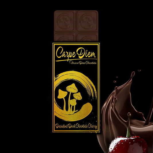 Carpe Diem Chocolate Bar – Dark Cherry (Box of 6) - Tree Spirit Wellness
