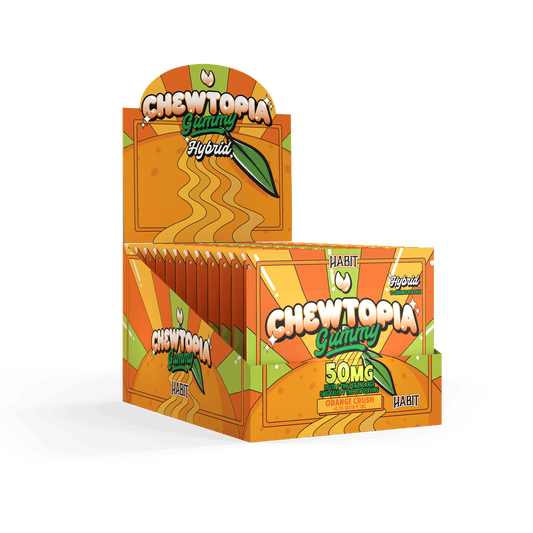 CHEWTOPIA DELTA 9 GUMMIES - Orange Crush (Hybrid) (12 Pk) - Tree Spirit Wellness