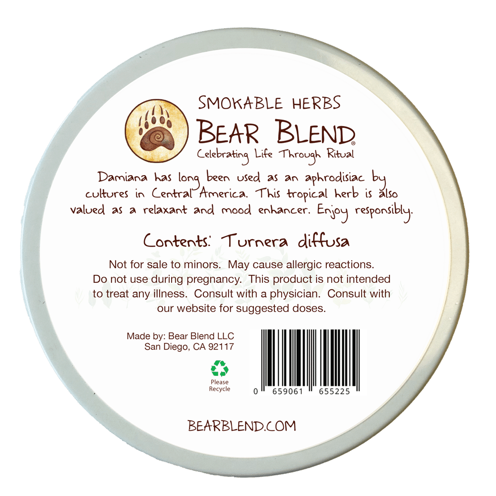 Damiana Leaf - Smokable Herbs - Mystic Journey Path