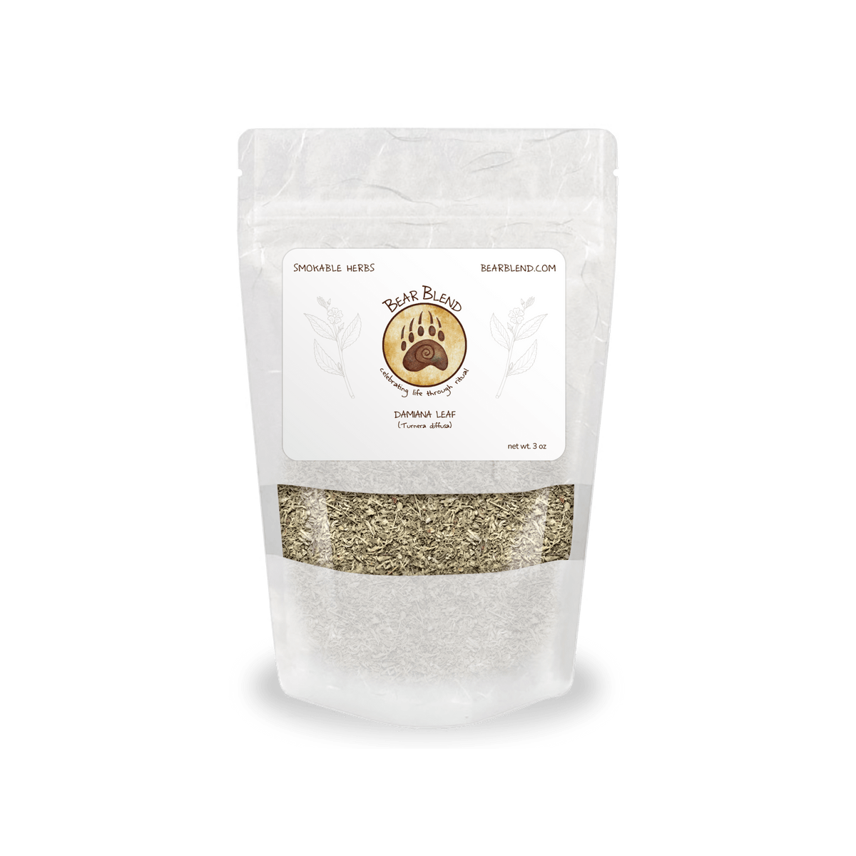 Damiana Leaf - Smokable Herbs - Mystic Journey Path