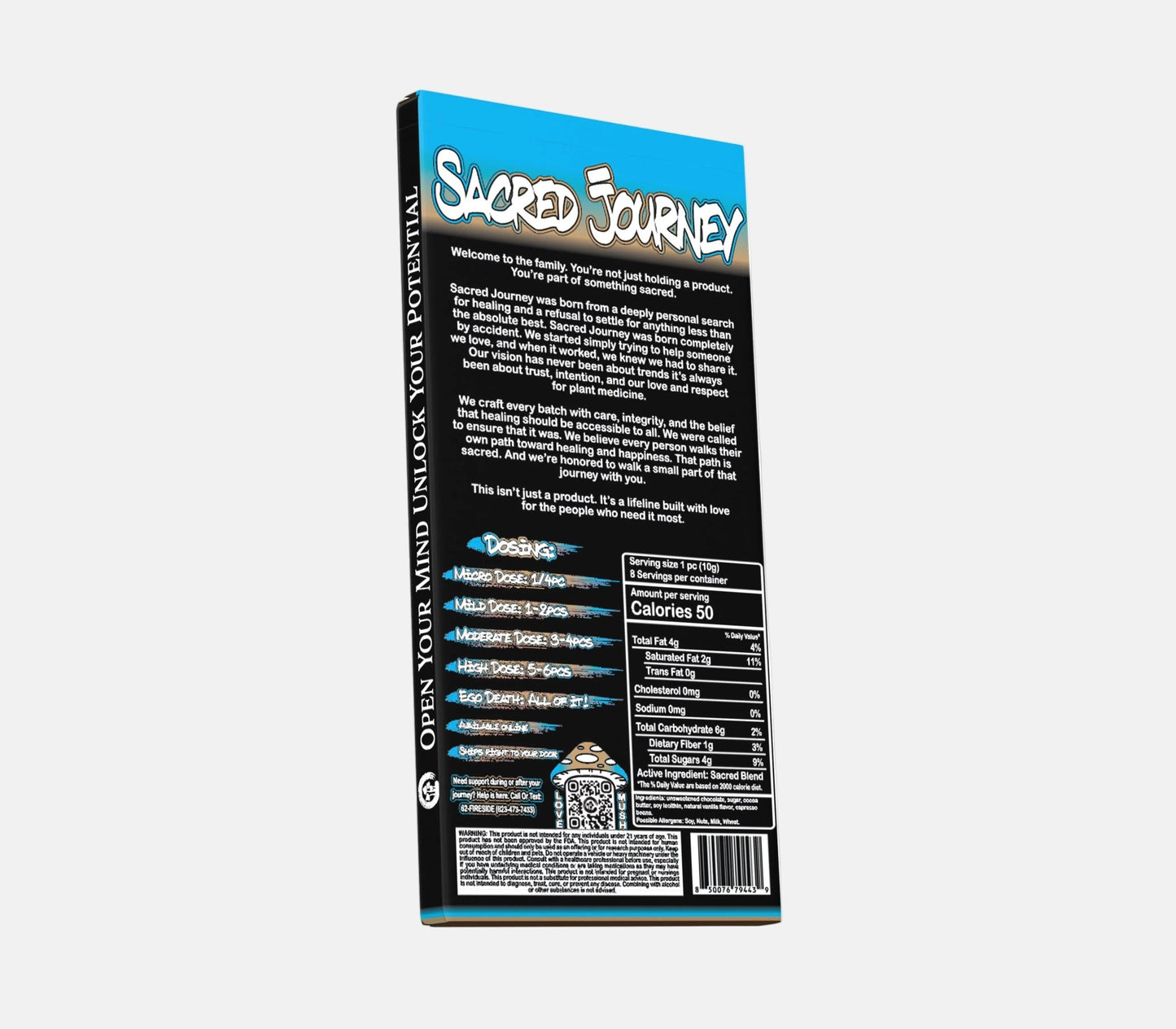 Dark Chocolate Bar – Espresso (Box of 6) - Tree Spirit Wellness