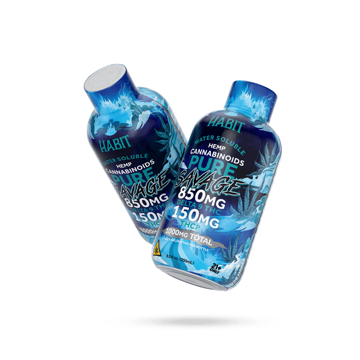 Delta 9 Hemp Syrup - Pure Savage 850mg - Box of 6 - Mystic Journey Path
