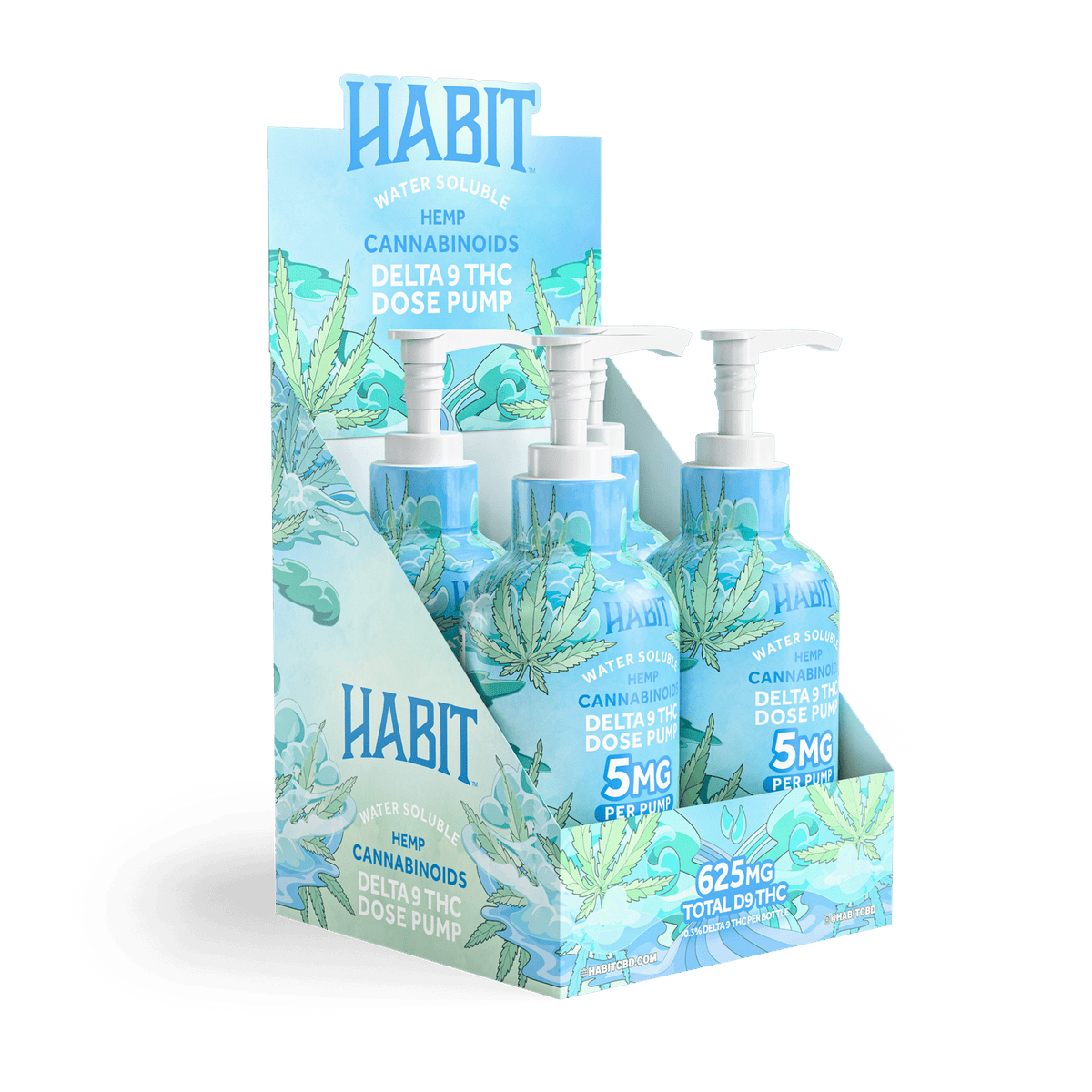 Delta 9 Hemp THCP - Pure Syrup 625mg - Box of 4 Pump - Mystic Journey Path
