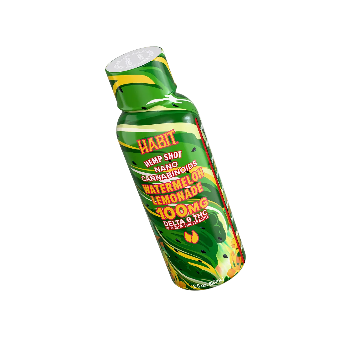 Delta 9 High Spectrum Hemp Shot – 100mg Watermelon Lemonade (Case of 12) - Mystic Journey Path