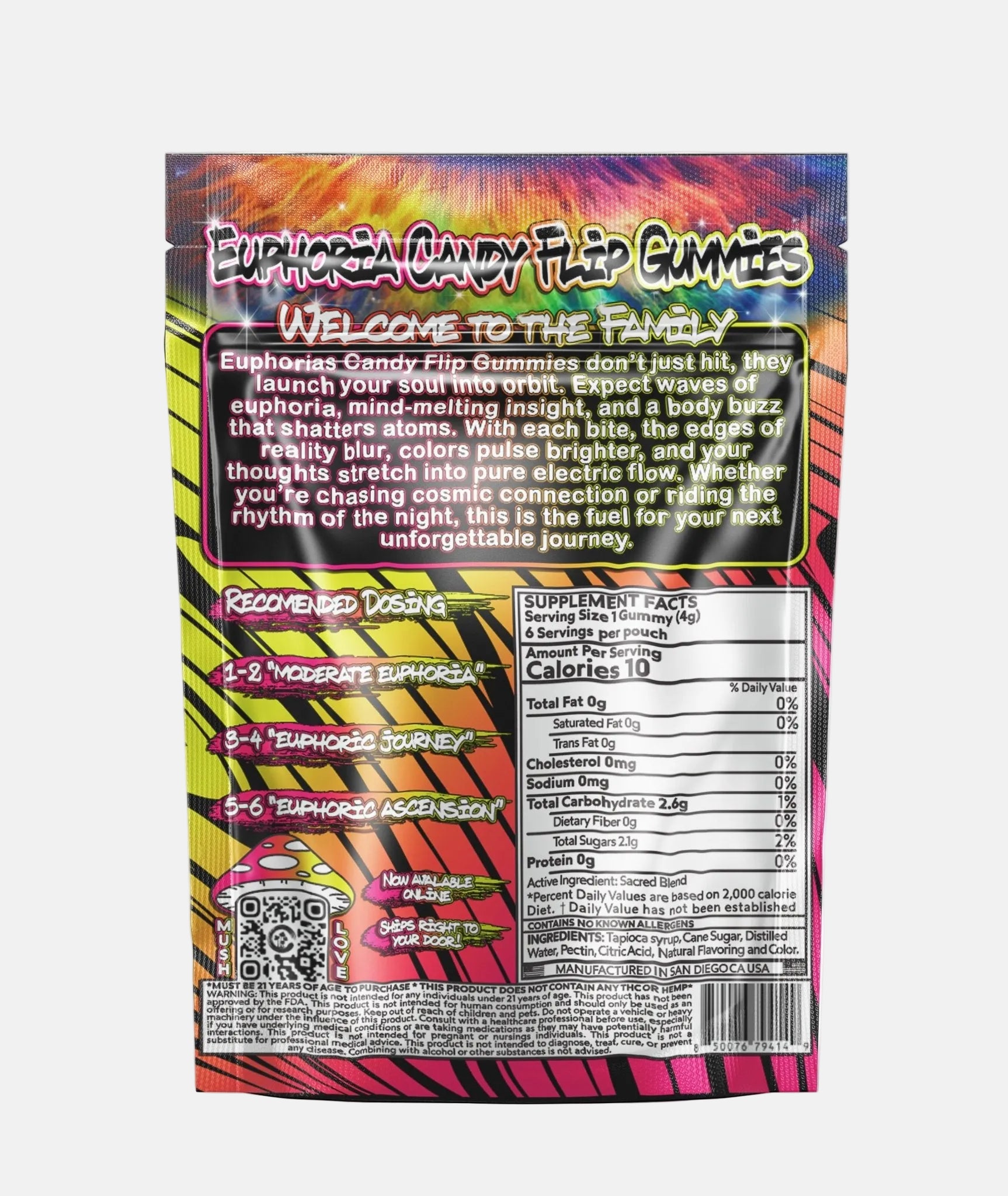 Euphoria Gummies – Pink Lemonade (6 ct) - Tree Spirit Wellness