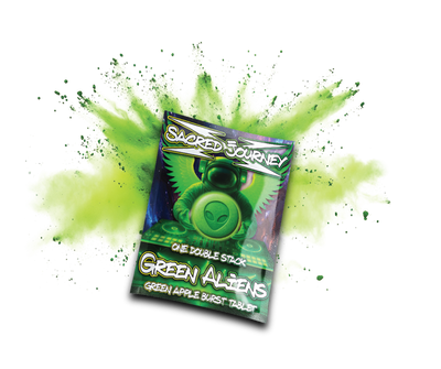 Hippie Flips – Green Aliens - Green Apple Burst Tablet (20ct)