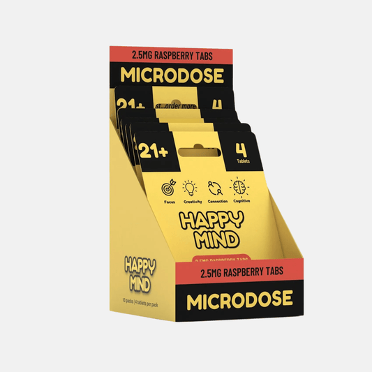 Happy Mind - 4ct Microdose - Box of 10 - Tree Spirit Wellness