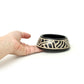 Incense Burner - Peruvian Ceramic Incense Burner for Stick and Cone Incense - Waves - 4.5" - Tree Spirit Wellness