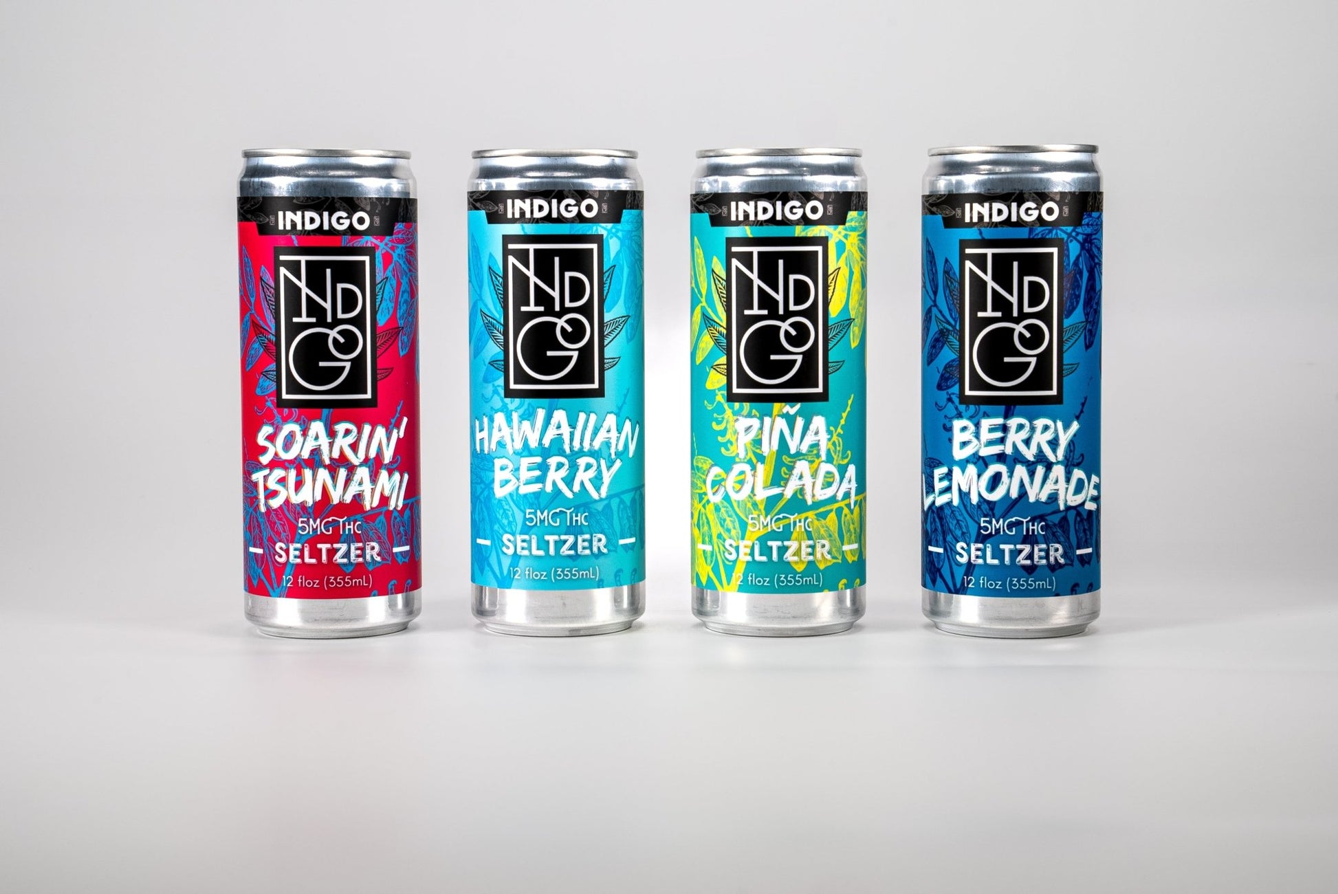 Indigo Seltzer Pina Colada 5mg - Case of 24 - Tree Spirit Wellness