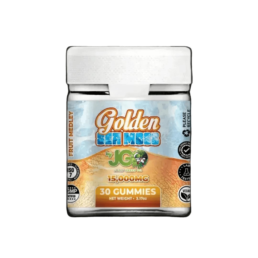 JGO Golden Seamoss 15000mg Gummies Jar - 30ct - Tree Spirit Wellness