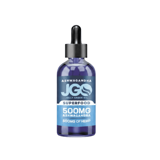 JGO Hemp + Ashwagandha Tincture – 500mg + 500mg Botanical Blend - Tree Spirit Wellness