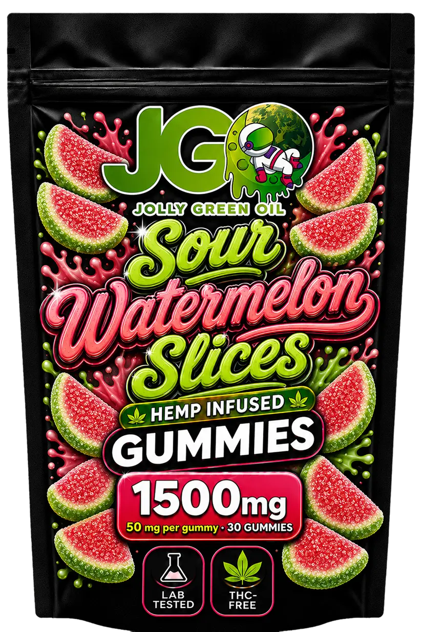 JGO Sour Watermelon Slices Gummies  - 30ct - Mystic Journey Path
