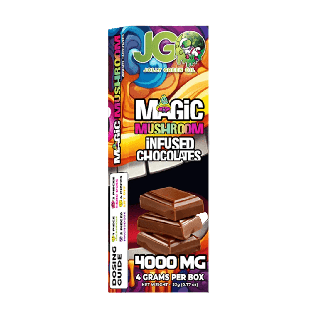 JGO Mushroom Nootropic Chocolate Squares – Premium Botanical Blend - 4pcs - Tree Spirit Wellness