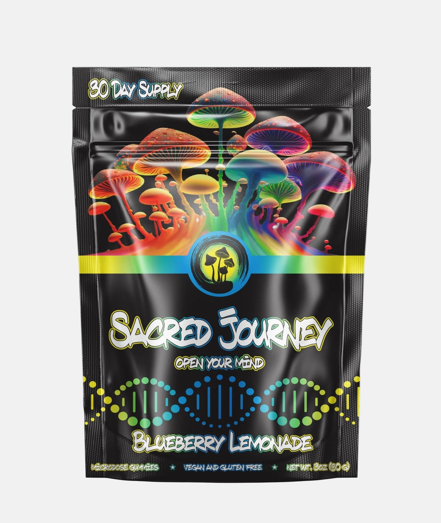 Microdose Gummies – Blueberry Lemonade (30ct) - Tree Spirit Wellness
