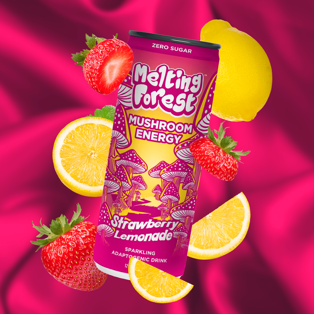 Melting forest - Mushroom Energy Sparkling Water - Tree Spirit Wellness